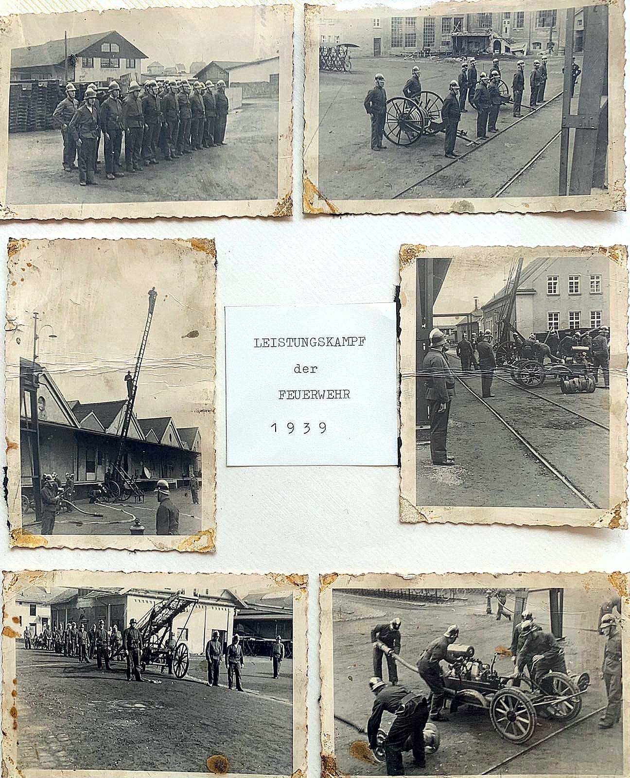 Fotos aus dem Jahr 1939 - Werkfeuerwehr - IWB Industriepark Werk Bobingen