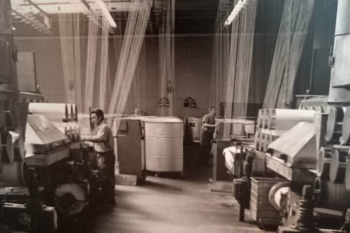 Treviraproduktion Faser - Farbwerke Hoechst AG Bobingen 1969 - Foto: Stadtarchiv Bobingen