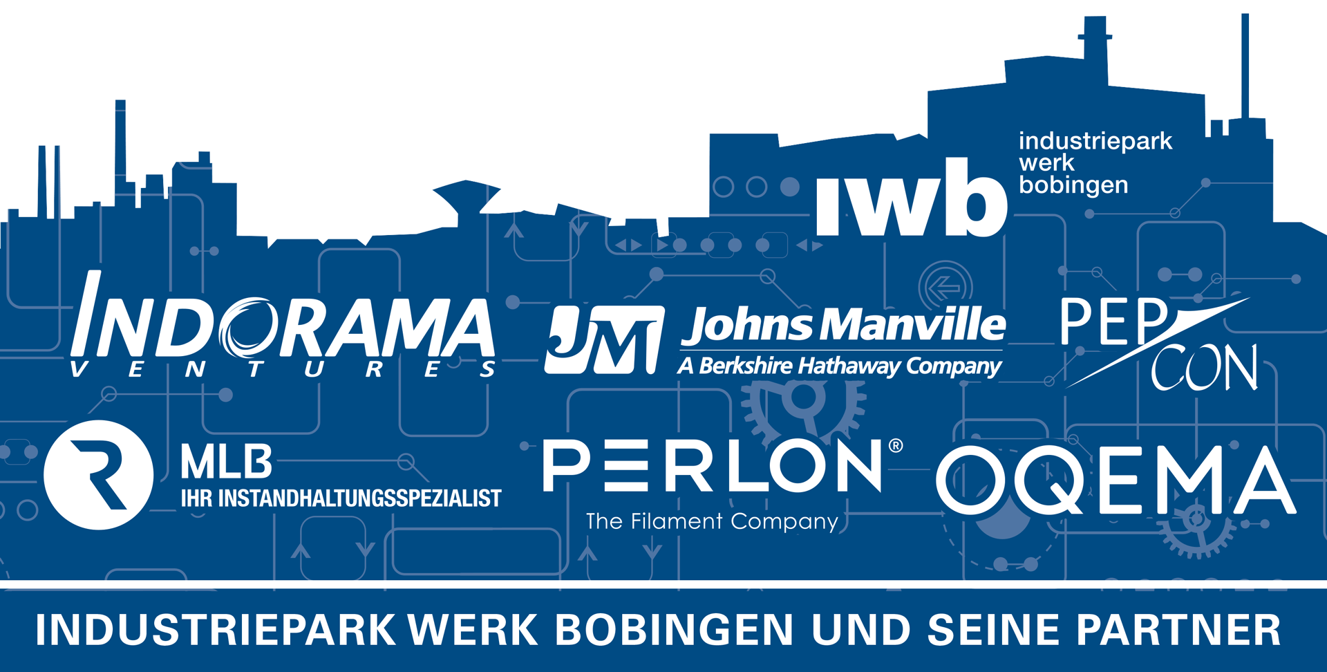 Gemeinsames Logo zum Tag der offenen Tür von Industriepark Werk Bobingen und den am Standort ansässigen Unternehmen